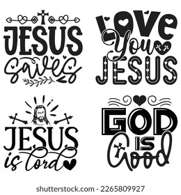 Boho Style Religious Biblical Christian Jesus Quotes T-shirt And SVG Design Bundle. Motivational Inspirational SVG Quotes T shirt Design Bundle, Vector EPS Editable Files