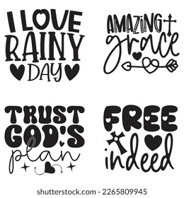 Boho Style Religious Biblical Christian Jesus Quotes T-shirt And SVG Design Bundle. Motivational Inspirational SVG Quotes T shirt Design Bundle, Vector EPS Editable Files