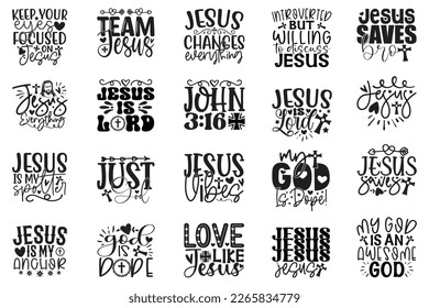 Boho Style Religious Biblical Christian Quotes T-shirt And SVG Design Bundle, Vector File. SVG Quotes T shirt Design Bundle, Vector EPS Editable Files, Can You Download This File svg