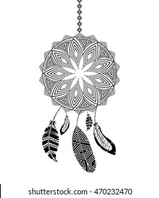 boho style retro isolated vector illustration design
