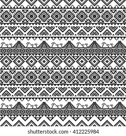 Persian Ethnic Aztec Pattern Illustration Design Stock Vector (Royalty ...