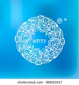 Boho Style water color. Vector illustration.