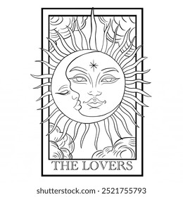 boho sun and moon pattern. retro pattern and more
