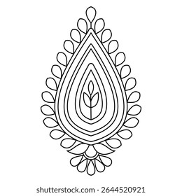 Boho Swirl Bloom with Geometric Beauty