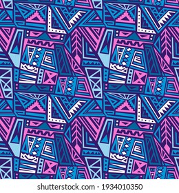 Boho texture. Boho style fashion pattern. Textile design Chile pattern.