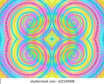 Boho tie-dye background. Hippie style. Watercolor effect vector. Rainbow textile. Shibori. Editable vector made with clipping mask. Batik effect. Trendy wallpaper.