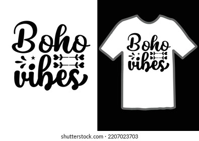Boho vibes svg design file