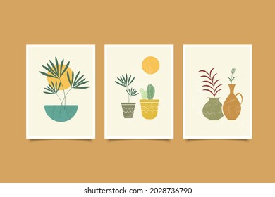 boho wall art contemporary collection vector eps 10
