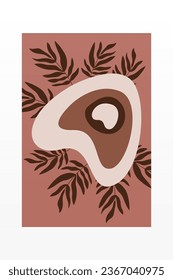La Decoración Del Boho Wall. Impresiones de arte mural. Decoración casera hecha a mano. Resumen de las impresiones de arte