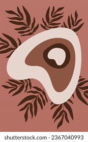 La Decoración Del Boho Wall. Impresiones de arte mural. Decoración casera hecha a mano. Resumen de las impresiones de arte