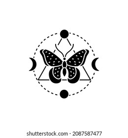 Boho-chic color line icon. Isolated vector element. Outline pictogram for web page, mobile app, promo