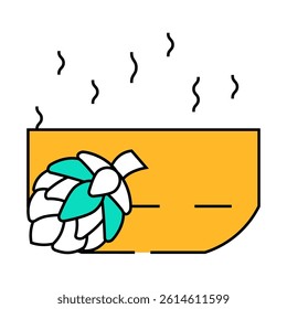 boil artichoke line icon vector. boil artichoke sign. isolated symbol illustration