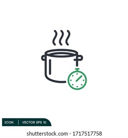 boil icon illustration vector eps 10 logo template