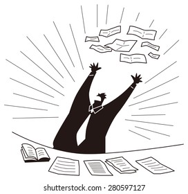 Boiled down businessman