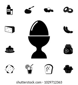 boiled egg icon. Breakfast Icon. Premium quality graphic design. Signs, symbols collection, simple icon for websites, web design, mobile app