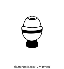 boiled egg icon. Breakfast Icon. Premium quality graphic design. Signs, symbols collection, simple icon for websites, web design, mobile app on white background