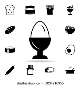 boiled egg icon. Detailed set of food and drink icons. Premium quality graphic design. One of the collection icons for websites, web design, mobile app on white background