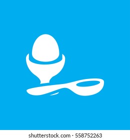 boiled egg icon illustration isolated vector sign symbol