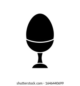 Boiled egg icon, vector illustration. Flat design style. Vector boiled egg icon illustration isolated on white background, boiled egg icon Eps10. boiled egg icons graphic design vector symbols.