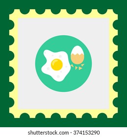 Boiled and fried egg
