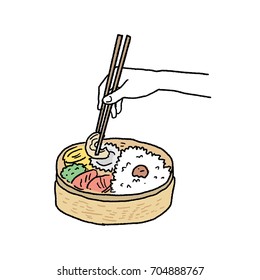 Boiled illustratoin