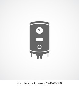Boiler Flat Icon On White Background