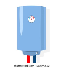 boiler in the flat style icon isolated on a white background. vector illustration . easy to use
