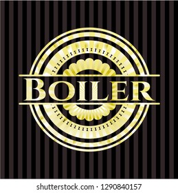 Boiler gold emblem