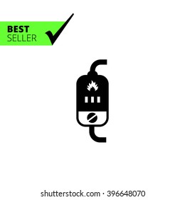 Boiler with heat indication