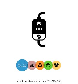 Boiler with heat indication