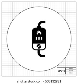 Boiler with heat indication