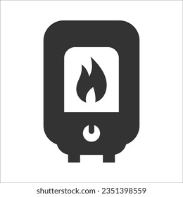 Boiler heater icon, Vector Graphics