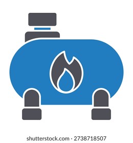 Boiler house Vector icon which can easily modify or edit

