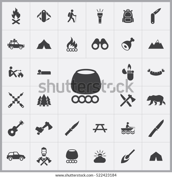 boiler icon. camping icons universal set for web\
and mobile