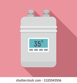 Boiler icon. Flat illustration of boiler vector icon for web design