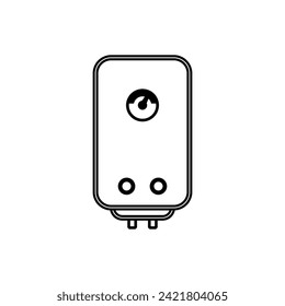 Boiler icon on white background. Vector illustration.