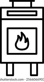 Boiler Icon Symbol Art Sign