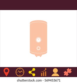 Boiler  icon. Vector design. 