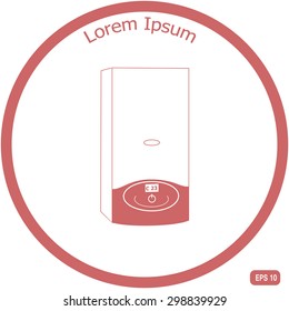 Boiler icon. Vector illustration