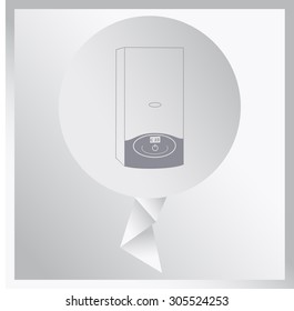Boiler icon. Vector illustration