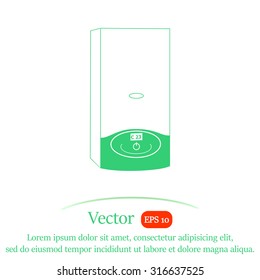 Boiler icon. Vector illustration.