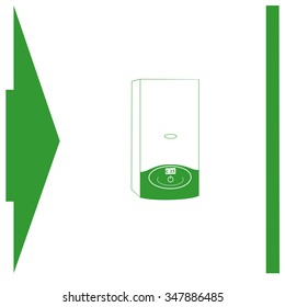 Boiler icon. Vector illustration.