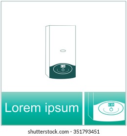 Boiler icon. Vector illustration.