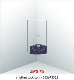 Boiler icon. Vector illustration.