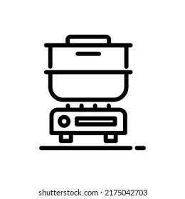 boiler icon vector illustration logo template for many purpose. Isolated on white background.