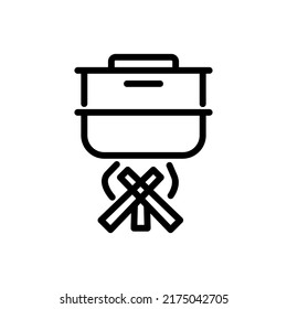 boiler icon vector illustration logo template for many purpose. Isolated on white background.