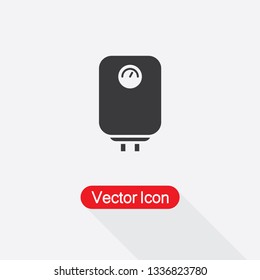 Boiler Icon, Water Heater Icon,Geyser Icon Vector Illustration Eps10