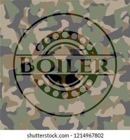 Boiler on camo texture