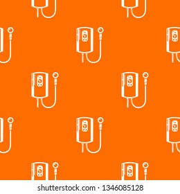 Boiler pattern vector orange for any web design best