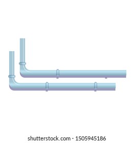 Boiler pipes icon. Cartoon of boiler pipes vector icon for web design isolated on white background